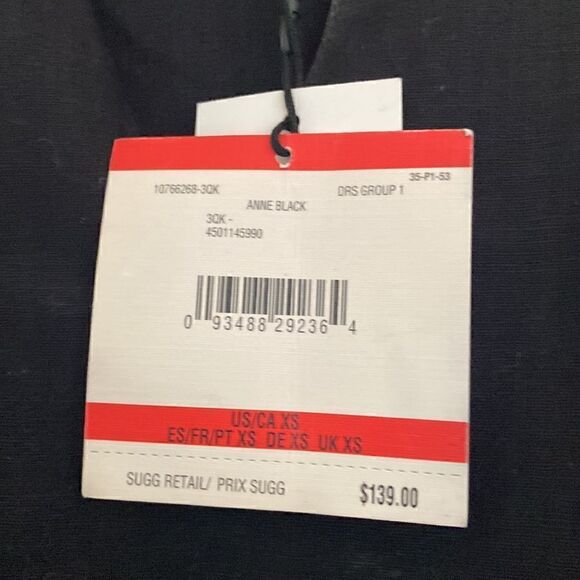 NWT Anne Klein black linen maxi dress size XS - Picture 5 of 6